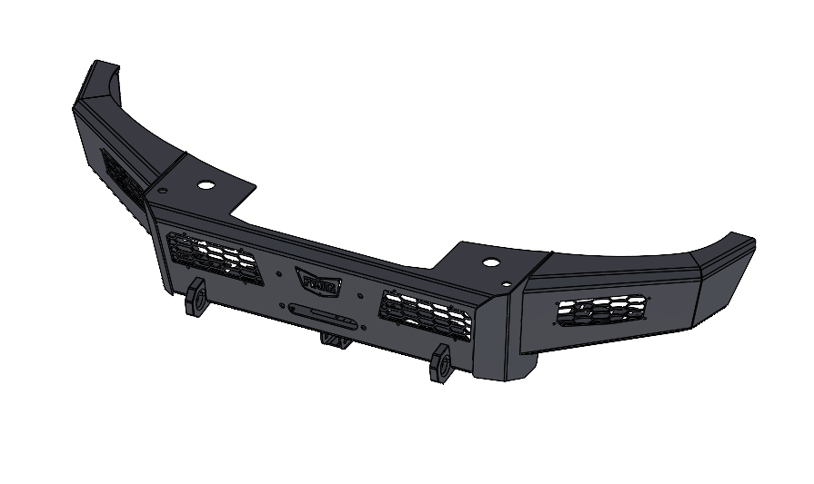 Frontier Series 2020-2022 Ford F250/F550 Front Bumper - Base Model