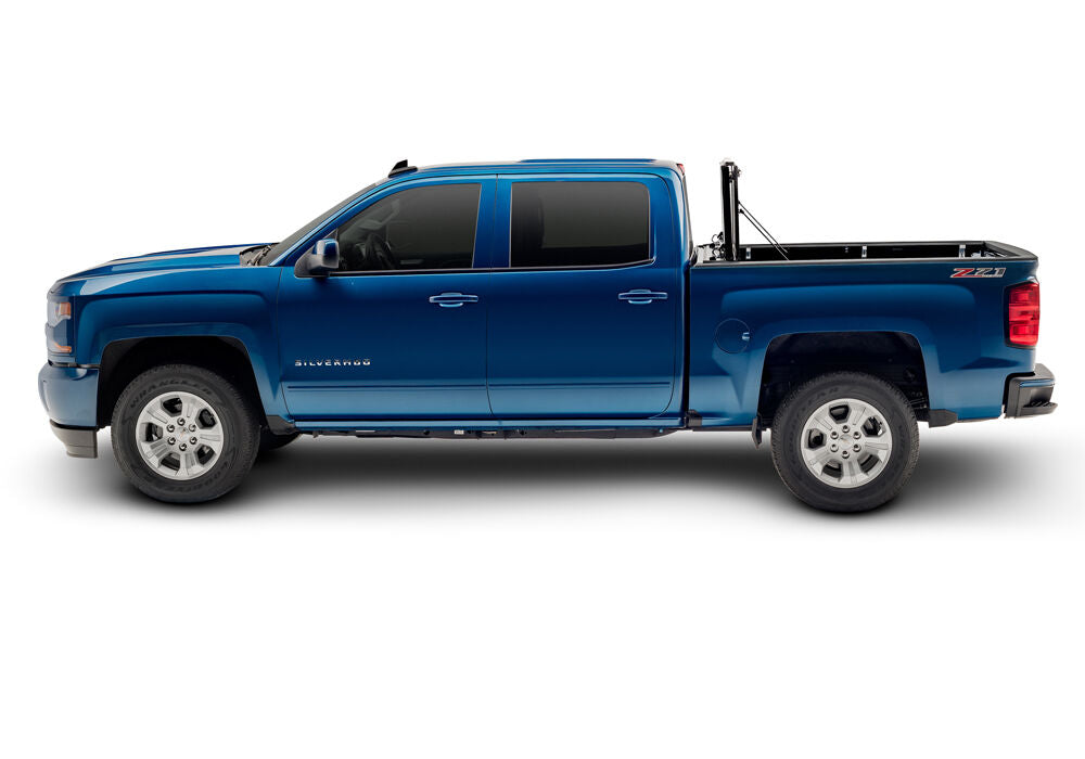 Tonneau Cover Flex 2007-2013 Chevrolet Silverado/GMC Sierra 5 Foot 9 Inch Bed Crew Cab Without Cargo Management System Without Bed Rail Caps Black Textured UnderCover