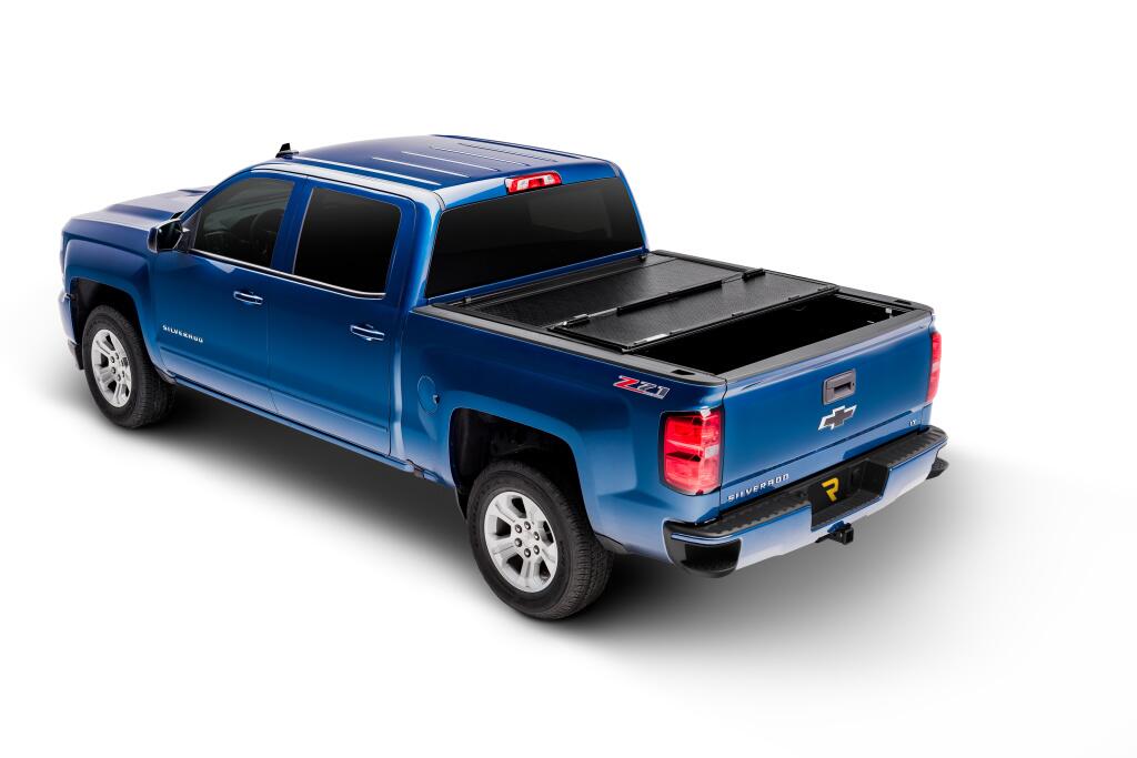 Tonneau Cover Flex 2007-2013 Chevrolet Silverado/GMC Sierra 5 Foot 9 Inch Bed Crew Cab Without Cargo Management System Without Bed Rail Caps Black Textured UnderCover