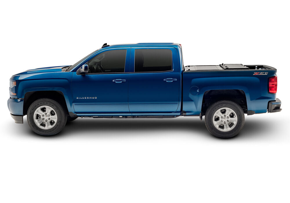 Tonneau Cover Flex 2007-2013 Chevrolet Silverado/GMC Sierra 5 Foot 9 Inch Bed Crew Cab Without Cargo Management System Without Bed Rail Caps Black Textured UnderCover