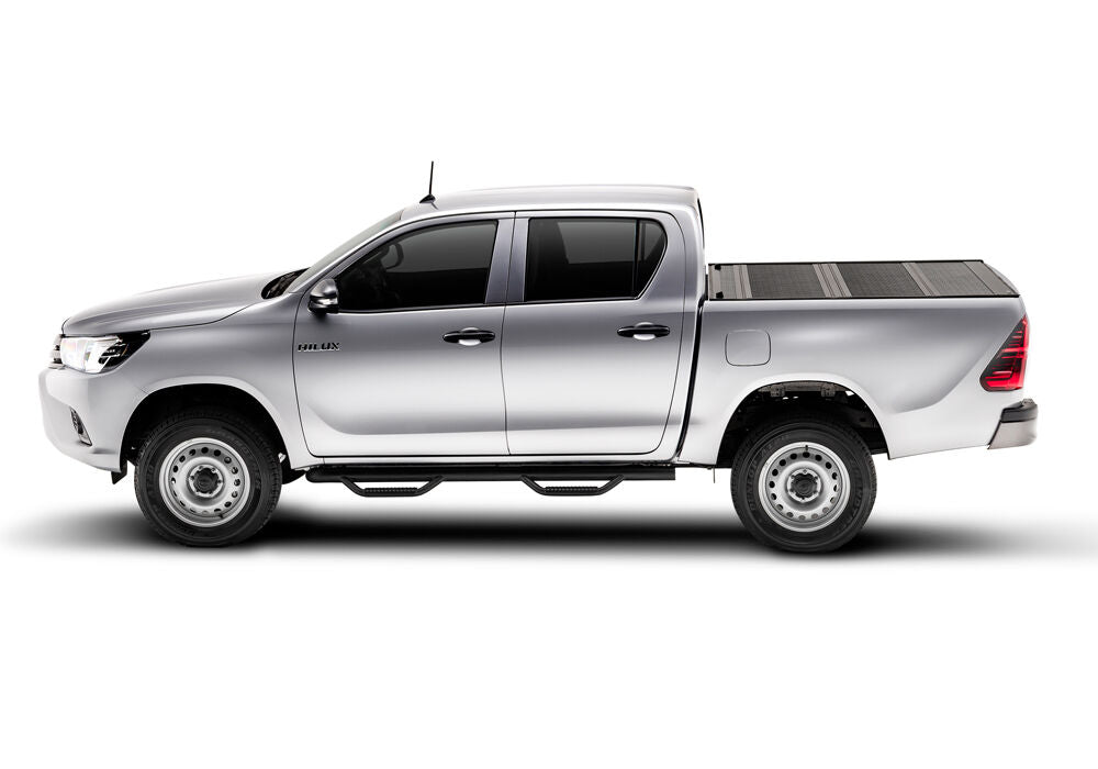 Tonneau Cover Flex 2007-2021 Toyota Tundra 5 Foot 6 Inch Bed CrewMax Without Deck Rail System Without Trail Special Edition Storage Boxes Black Textured UnderCover