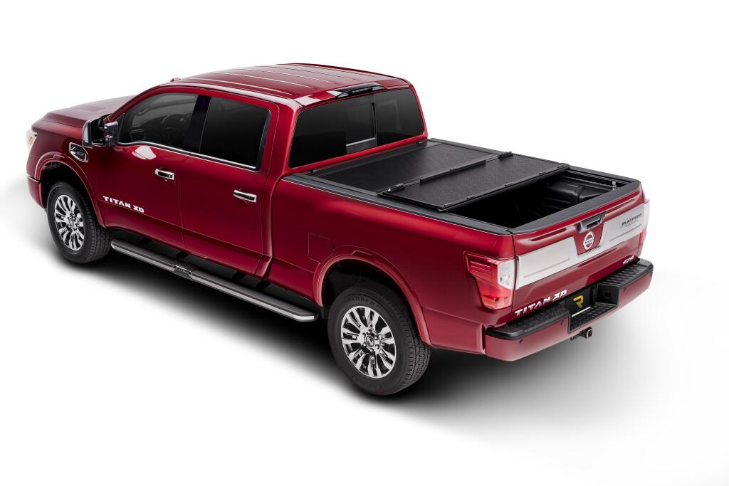 Tonneau Cover Flex 2016-2024 Nissan Titan 5 Foot 7 Inch Bed Crew Black Textured UnderCover