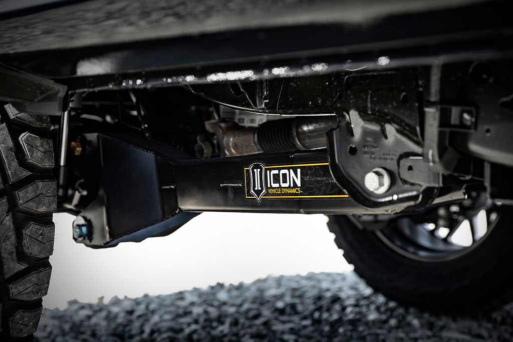 ICON 2023-2026 Ford F-250/F-350 Super Duty 4WD, Gas, 2.5" Lift, Stage 6 Suspension System w/ 4-Link and Expansion Packs