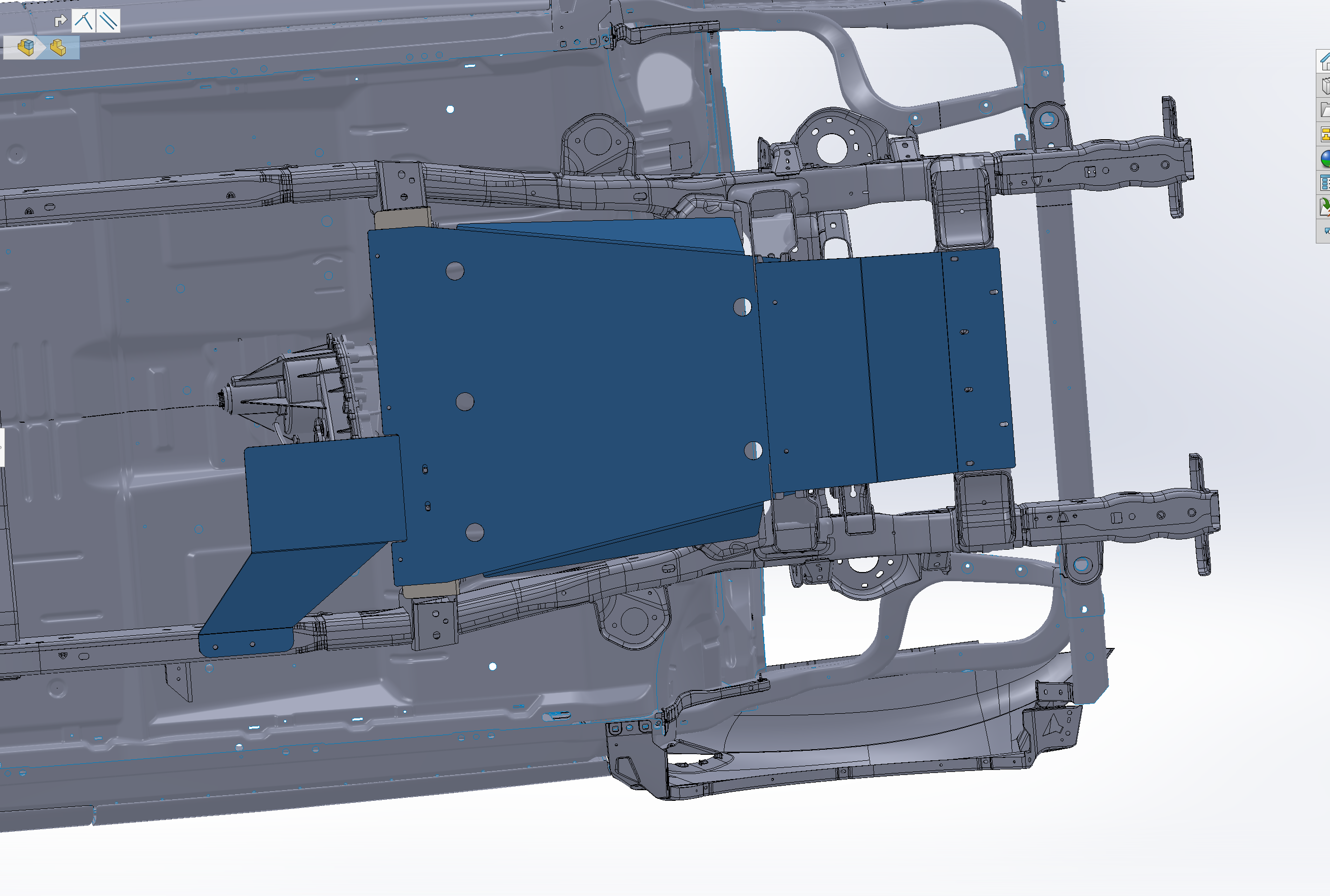 2010-2014 Ford Raptor skid plate kit design showcasing durable protection for offroad adventures.
