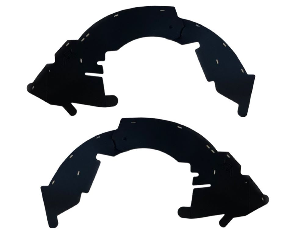 Splash guards for 2015-2020 Ford F150 EcoBoost, designed to protect against mud and debris. Durable and easy to install.