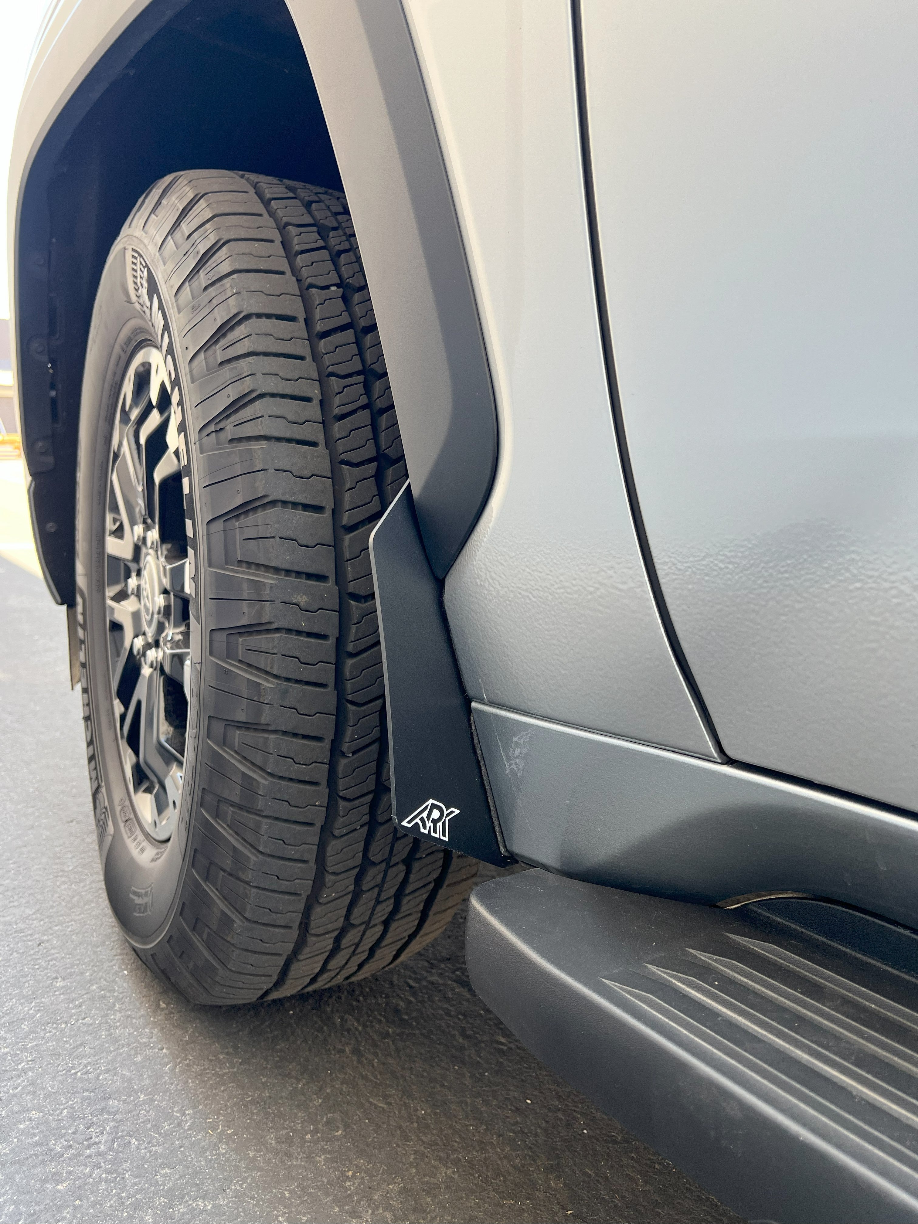 2022+ Toyota Sequoia TriXpoly Micro Flares enhancing tire coverage and style, showcasing rugged design and durability.