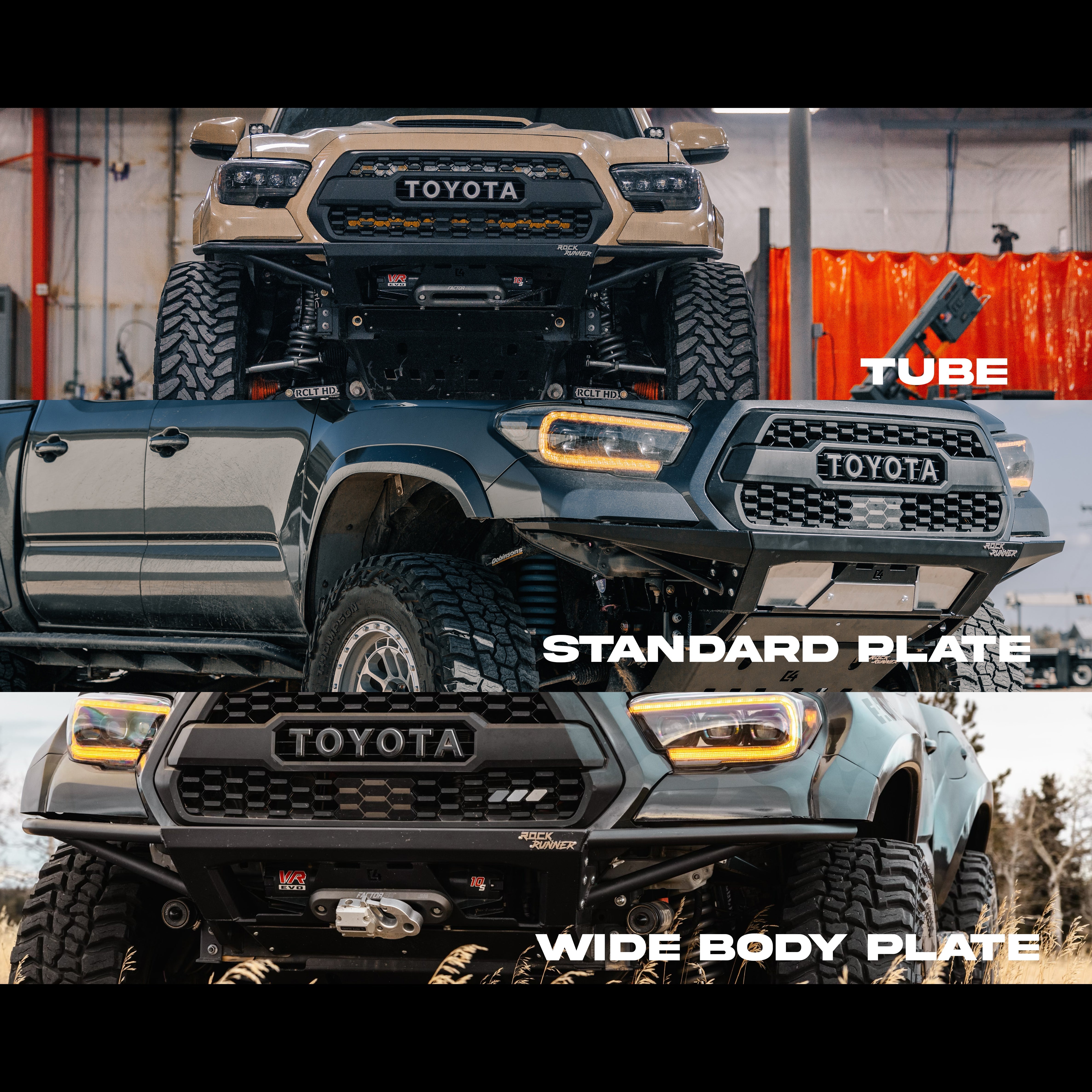 2016-2023 Toyota Tacoma Rock Runner Front Bumper