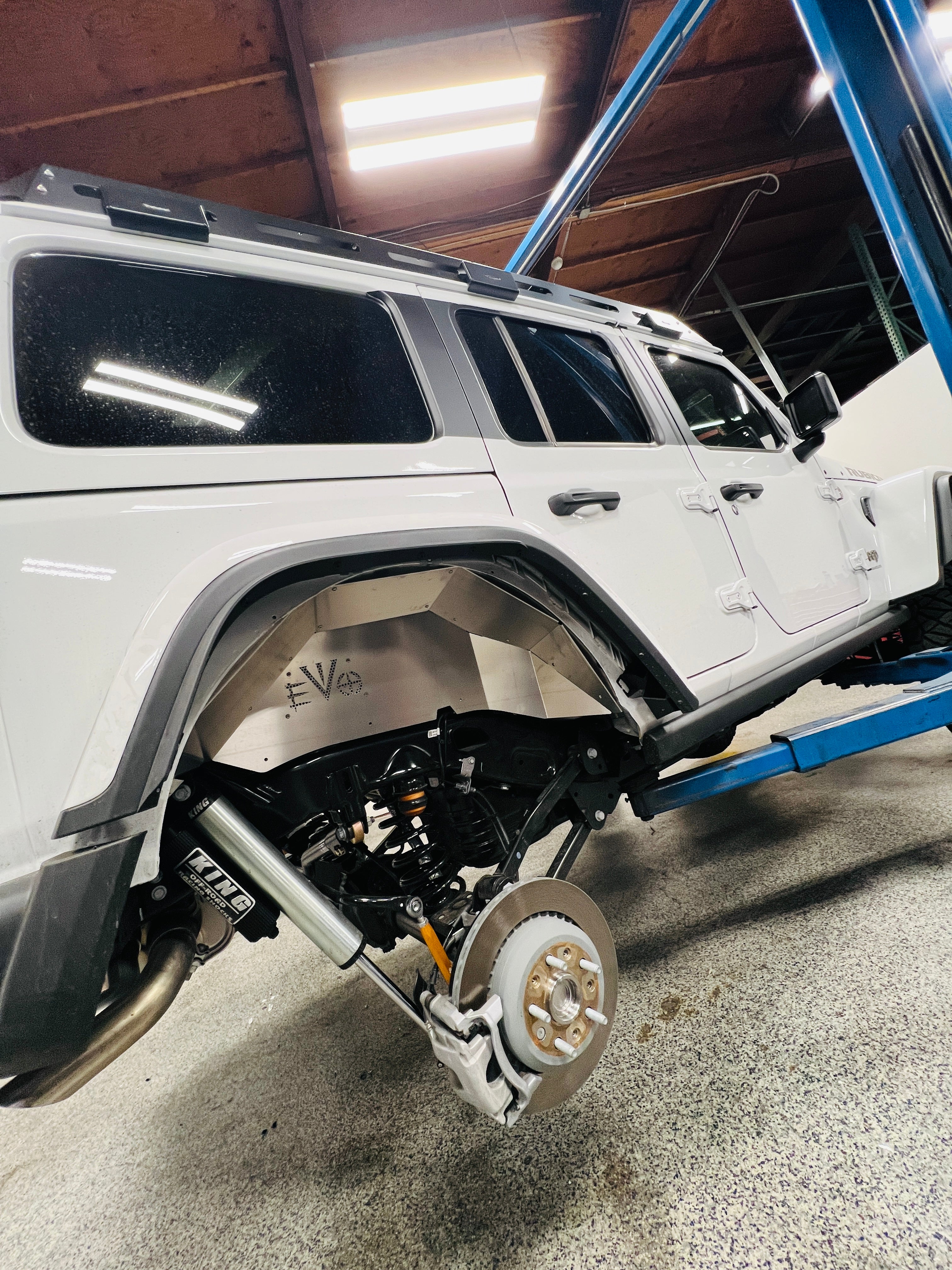 JL/JLU WRANGLER REAR ALUMINUM INNER FENDERS 2018-2025