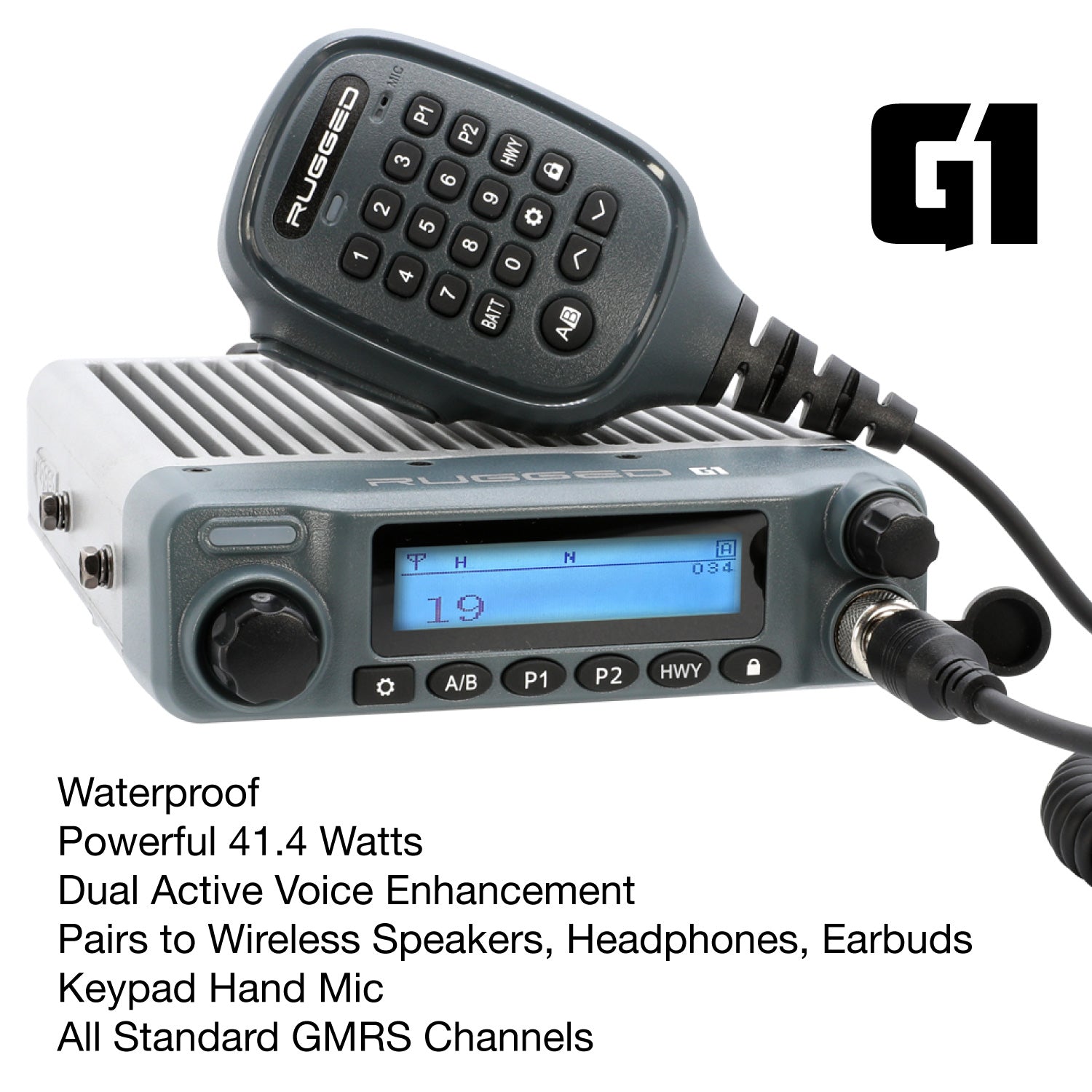 RAM Two-Way Mobile Radio Kit - G1 Waterproof
