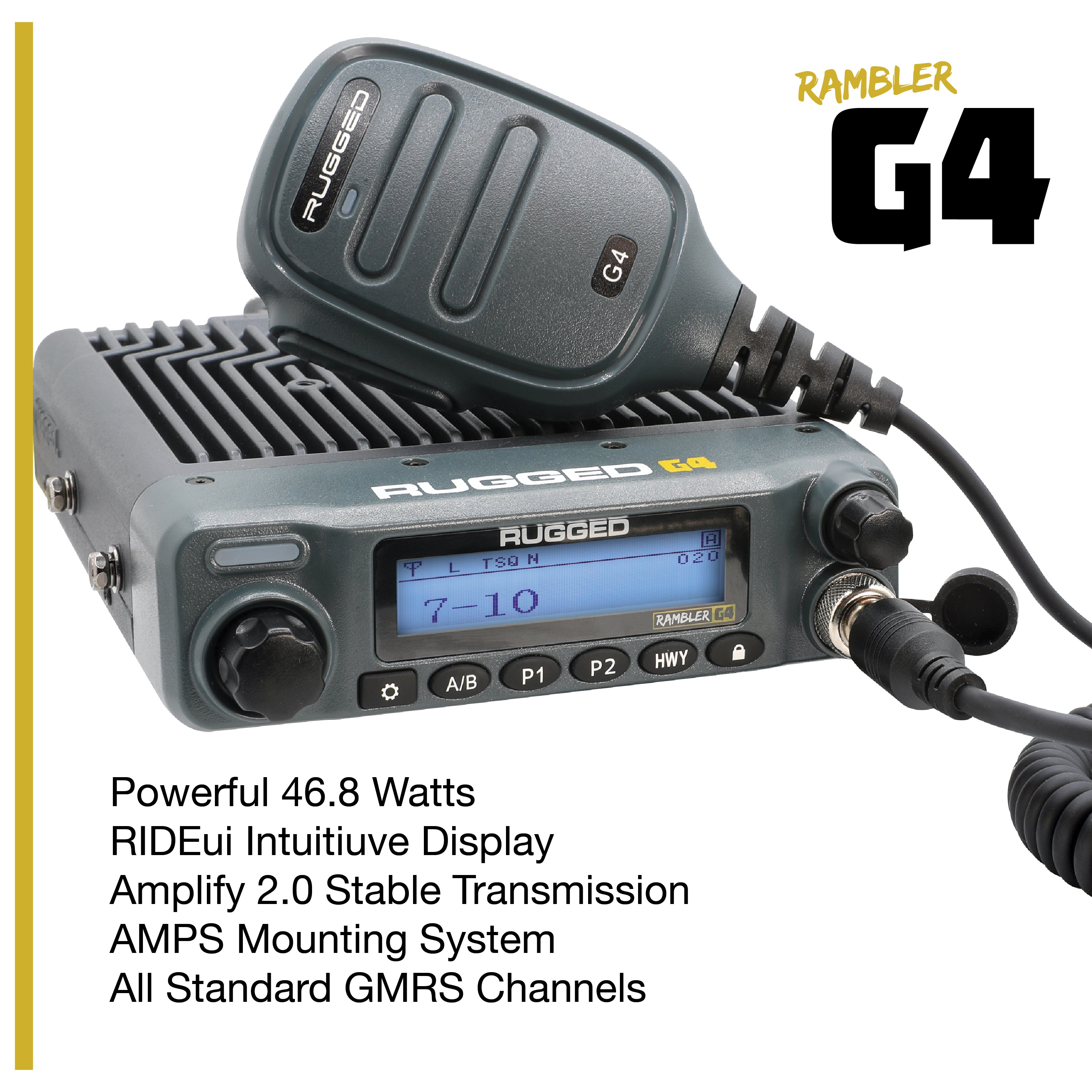 Toyota Tundra Two-Way GMRS Mobile Radio Kit - G1 Waterproof