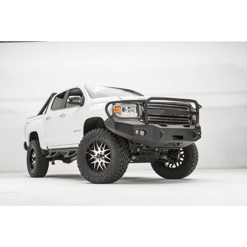 Fab Fours Premium Winch Front Bumper w/ Grille Guard Model GC15-H3450-1