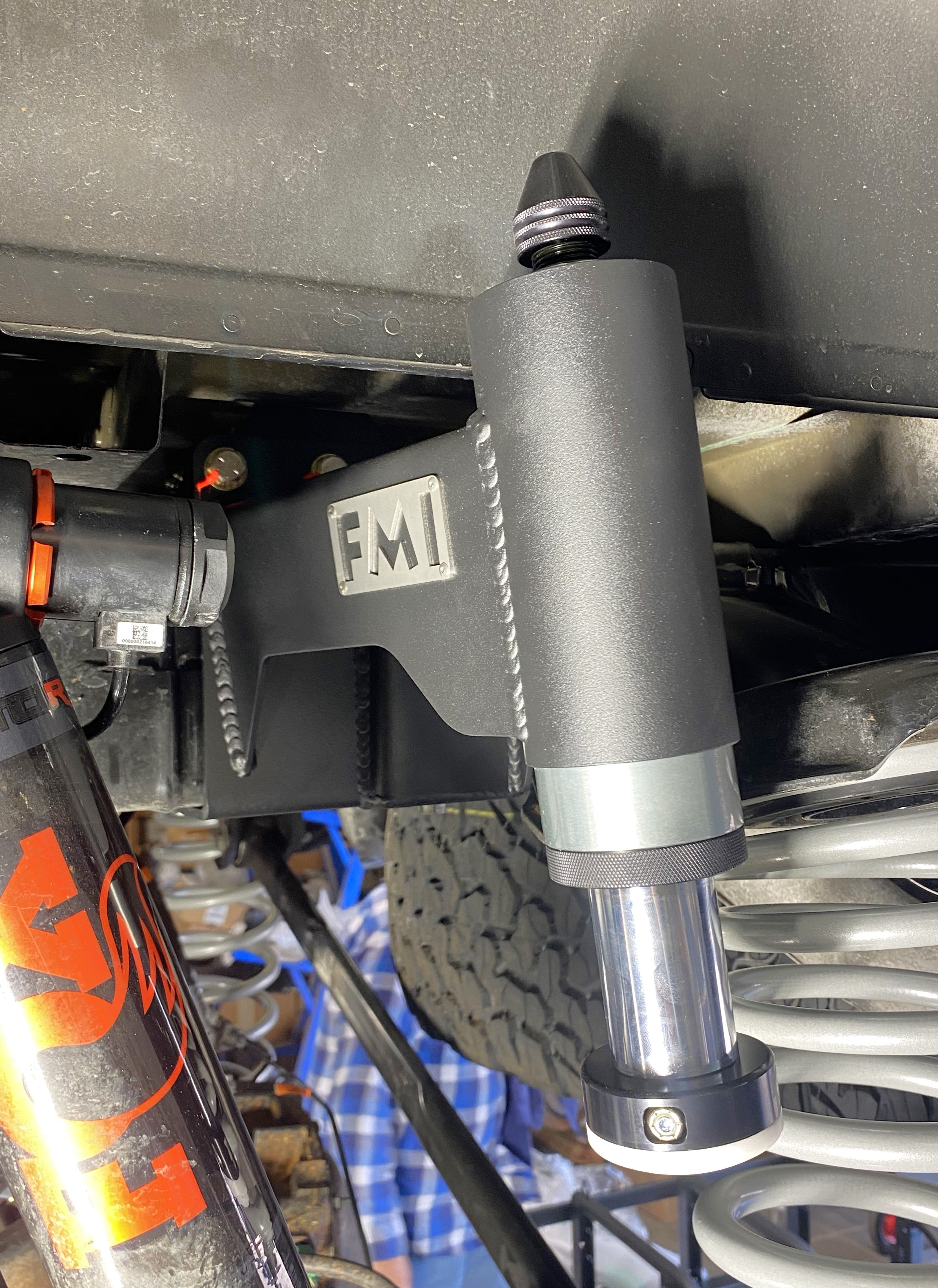 2021-2024 Ford Raptor rear bump stop kit installed, showcasing durable construction and performance features.