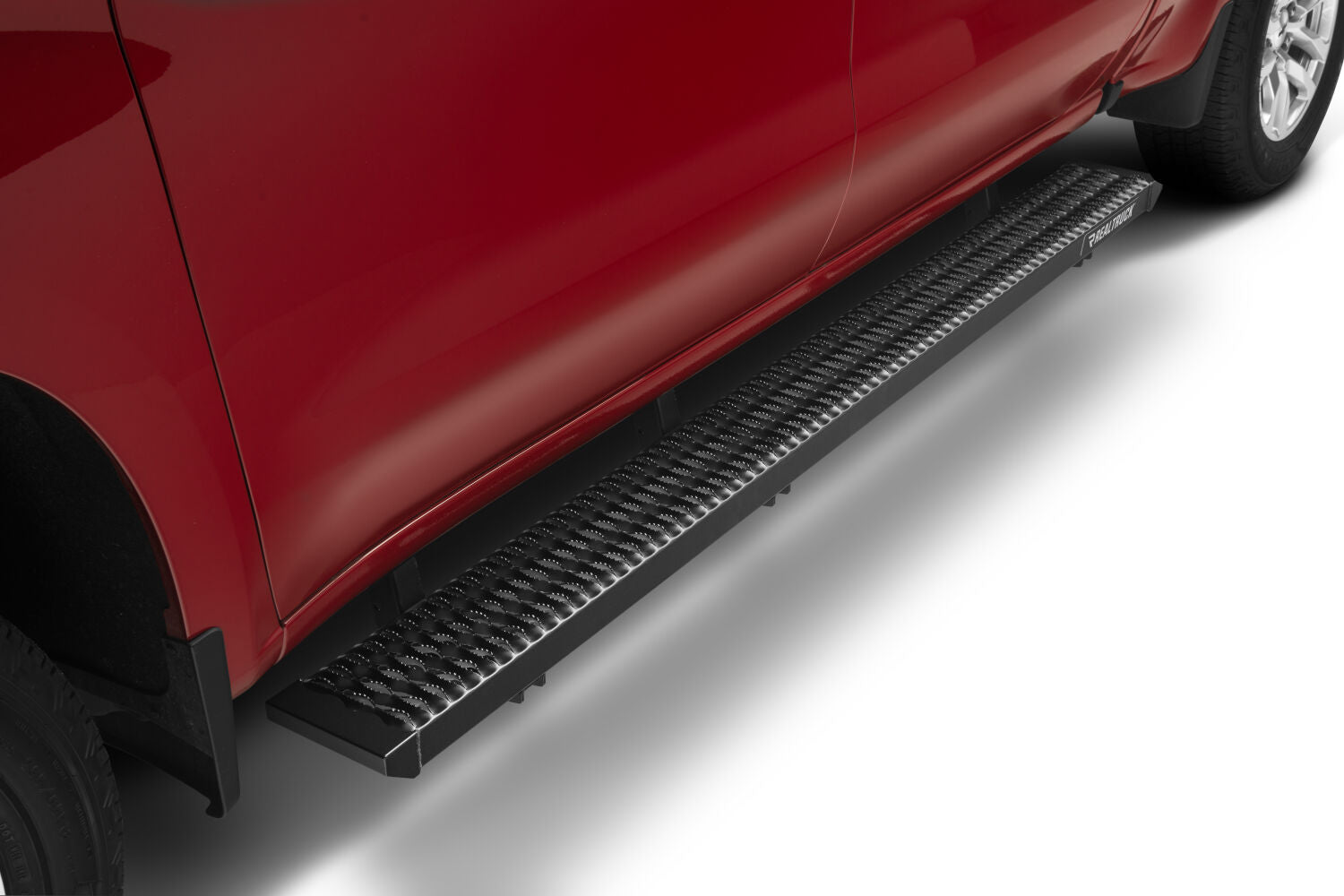 Growler Step System Cab Length (1 Step per Side) 7 Inch Board 2019 (New Body Style)-2025 Chevy Silverado/GMC Sierra 1500/2020-2025 2500 HD/3500 HD Double Cab  Textured Black NFab