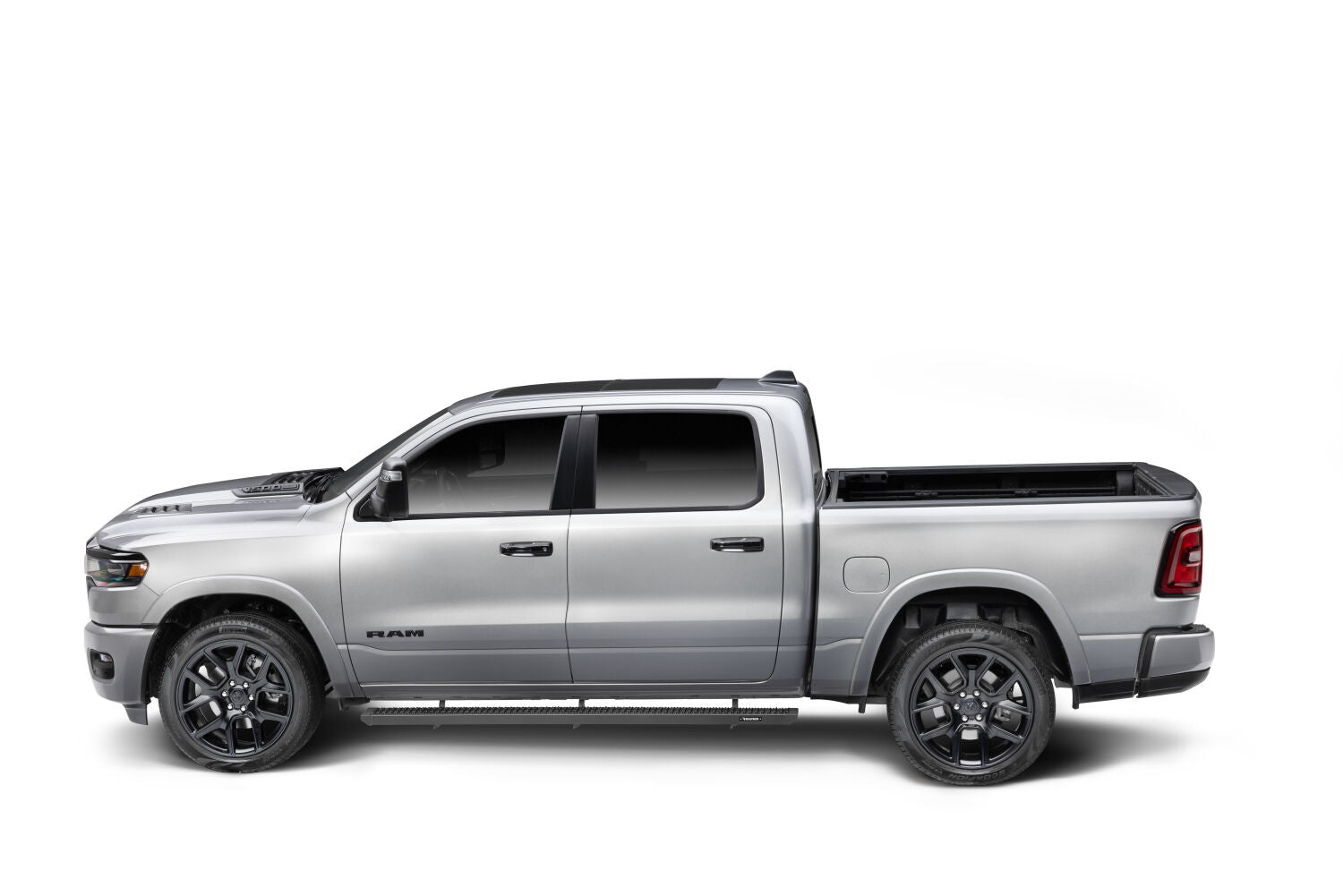 Growler Step System Cab Length (1 Step per Side) 7 Inch Board 2019-2025 (New Body Style) Ram 1500 Crew Cab Textured Black NFab