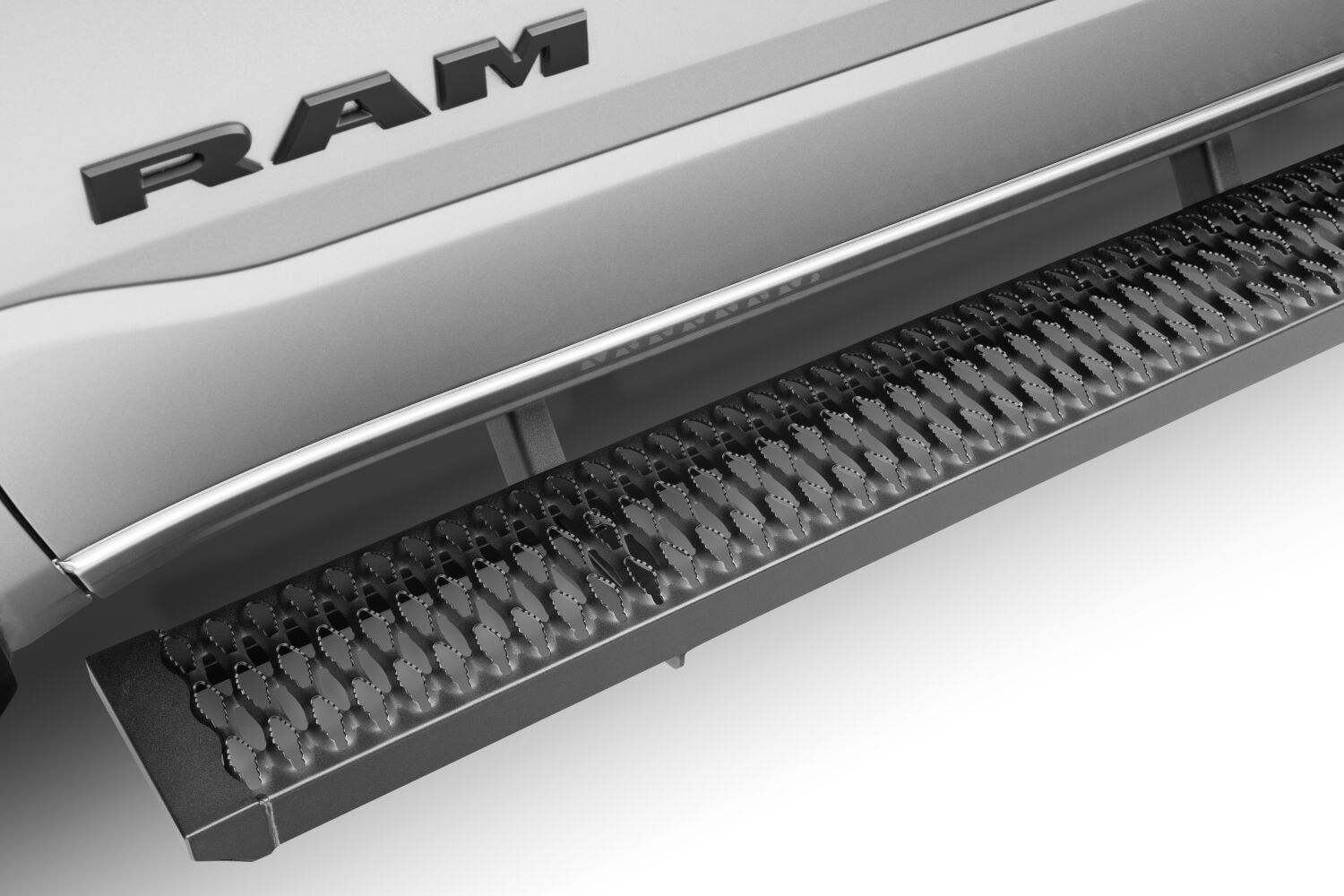 Growler Step System Cab Length (1 Step per Side) 7 Inch Board 2019-2025 (New Body Style) Ram 1500 Crew Cab Textured Black NFab