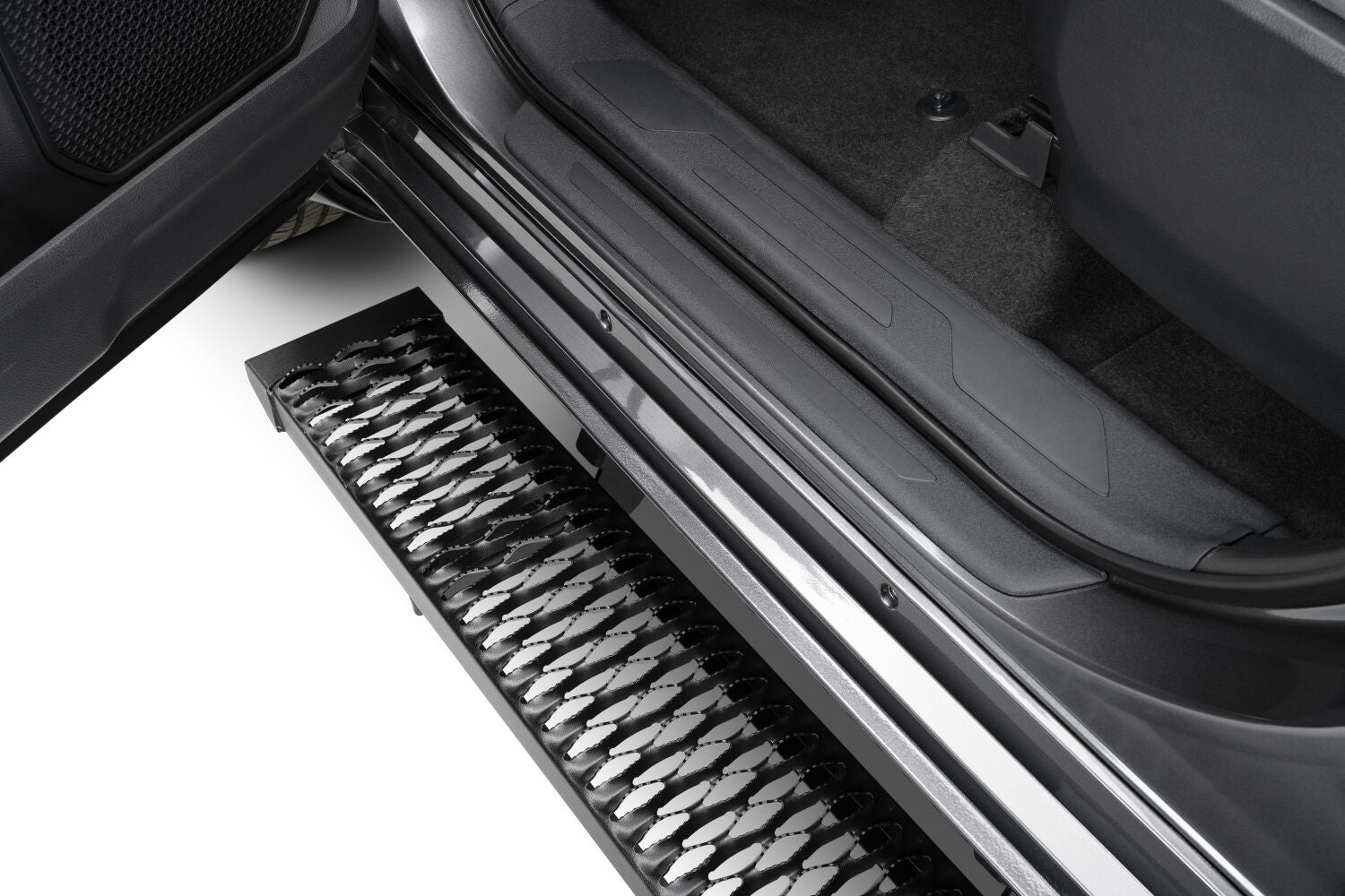 Growler Step System Cab Length (1 Step per Side) 7 Inch Board 2022-2025 Toyota Tundra CrewMax Textured Black NFab