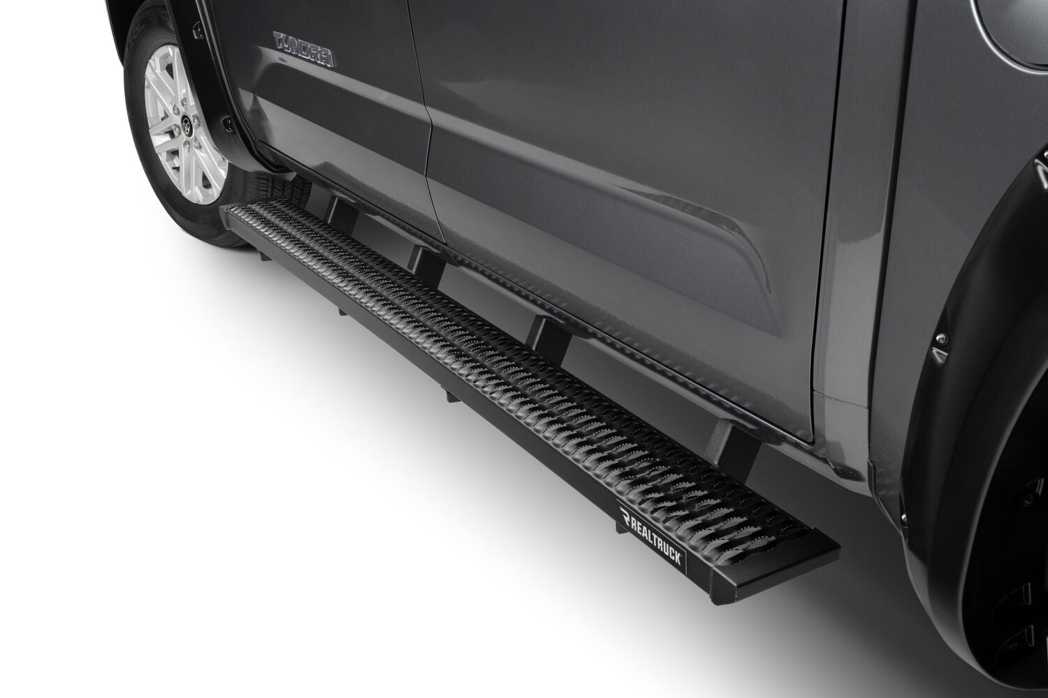 Growler Step System Cab Length (1 Step per Side) 7 Inch Board 2022-2025 Toyota Tundra CrewMax Textured Black NFab