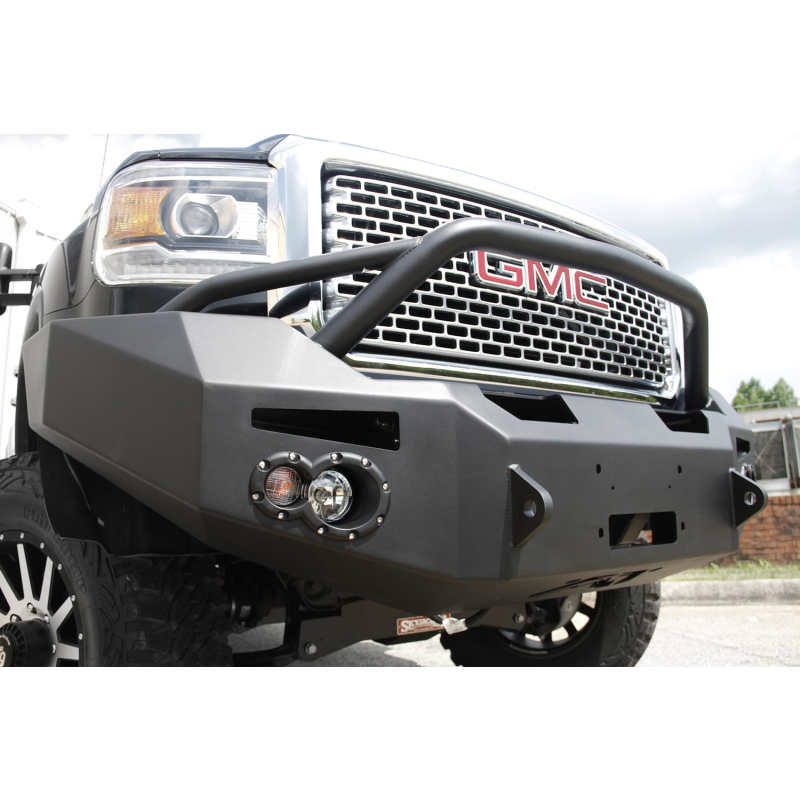 Fab Fours Premium Heavy Duty Winch Front Bumper w/ Pre Runner Guard Model GM14-A3152-1