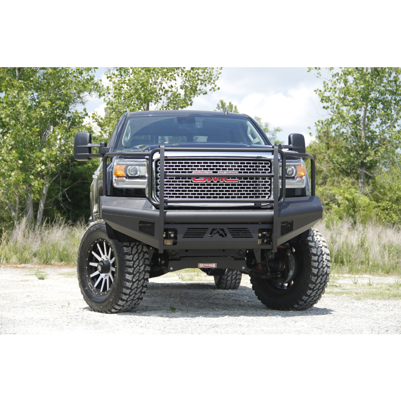 Fab Fours Elite Front Ranch Bumper w/ Grille Guard Model GM14-Q3160-1