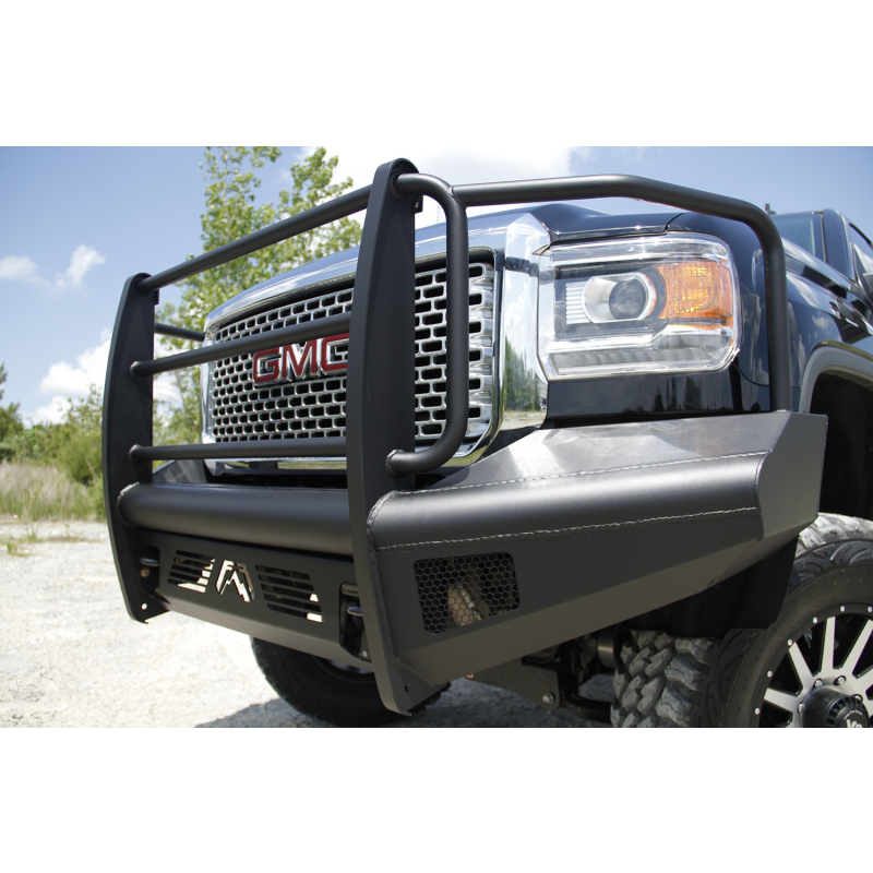 Fab Fours Elite Front Ranch Bumper w/ Grille Guard Model GM14-Q3160-1