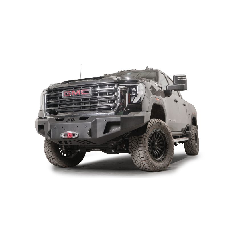 Fab Fours Premium Winch Front Bumper w/ No Guard 2 Stage Black Powder Coat w/ Sensor Model GM24-A6251-1