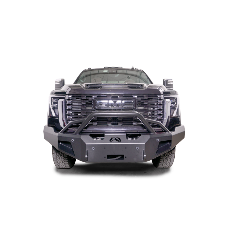 Fab Fours Premium Winch Front Bumper w/ Pre-Runner Guard 2 Stage Black Powder Coat w/ Sensor Model GM24-A6252-1