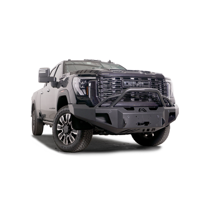Fab Fours Premium Winch Front Bumper w/ Pre-Runner Guard 2 Stage Black Powder Coat w/ Sensor Model GM24-A6252-1