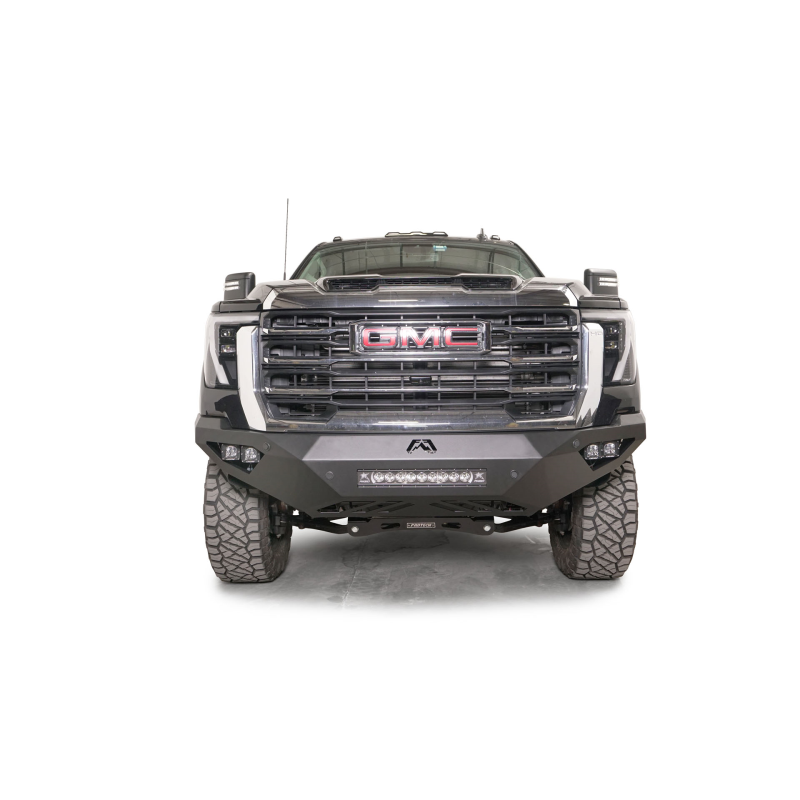 Fab Fours Vengeance Front Bumper w/ No Guard 2 Stage Black Powder Coat Model GM24-V6251-1