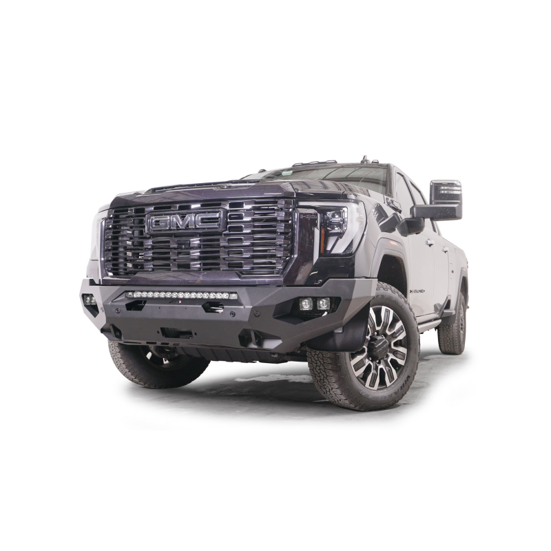 Fab Fours Matrix Front Bumper w/ No Guard 2 Stage Black Powder Coat Model GM24-X6251-1