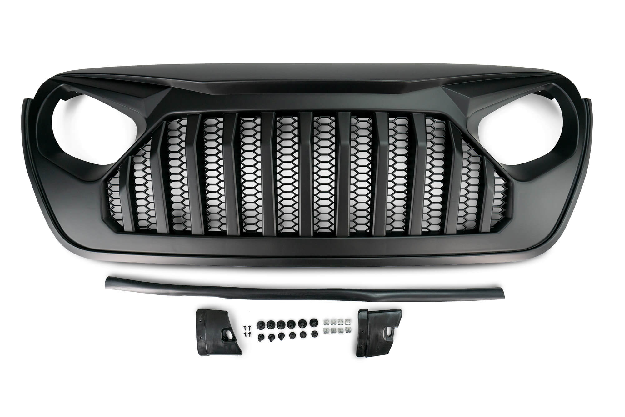 2018 2025 Jeep Gladiator JT Replacement Grille Black DV8 Offroad