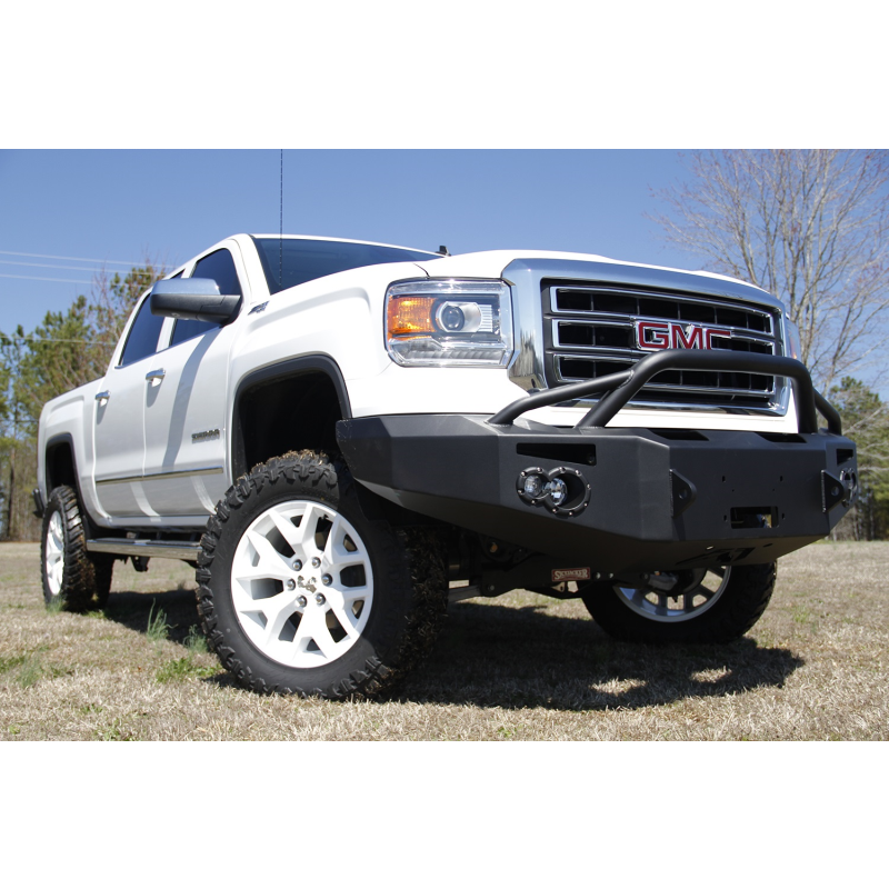 Fab Fours Premium Winch Front Bumper w/ Pre Runner Guard Model GS14-H3152-1
