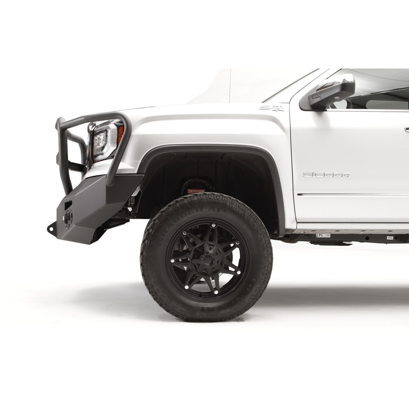 Fab Fours Premium Winch Front Bumper w/ Grille Guard Model GS16-F3950-1