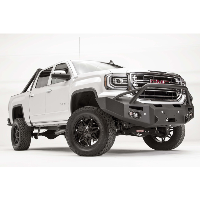 Fab Fours Premium Winch Front Bumper w/ Pre Runner Guard Model GS16-F3952-1