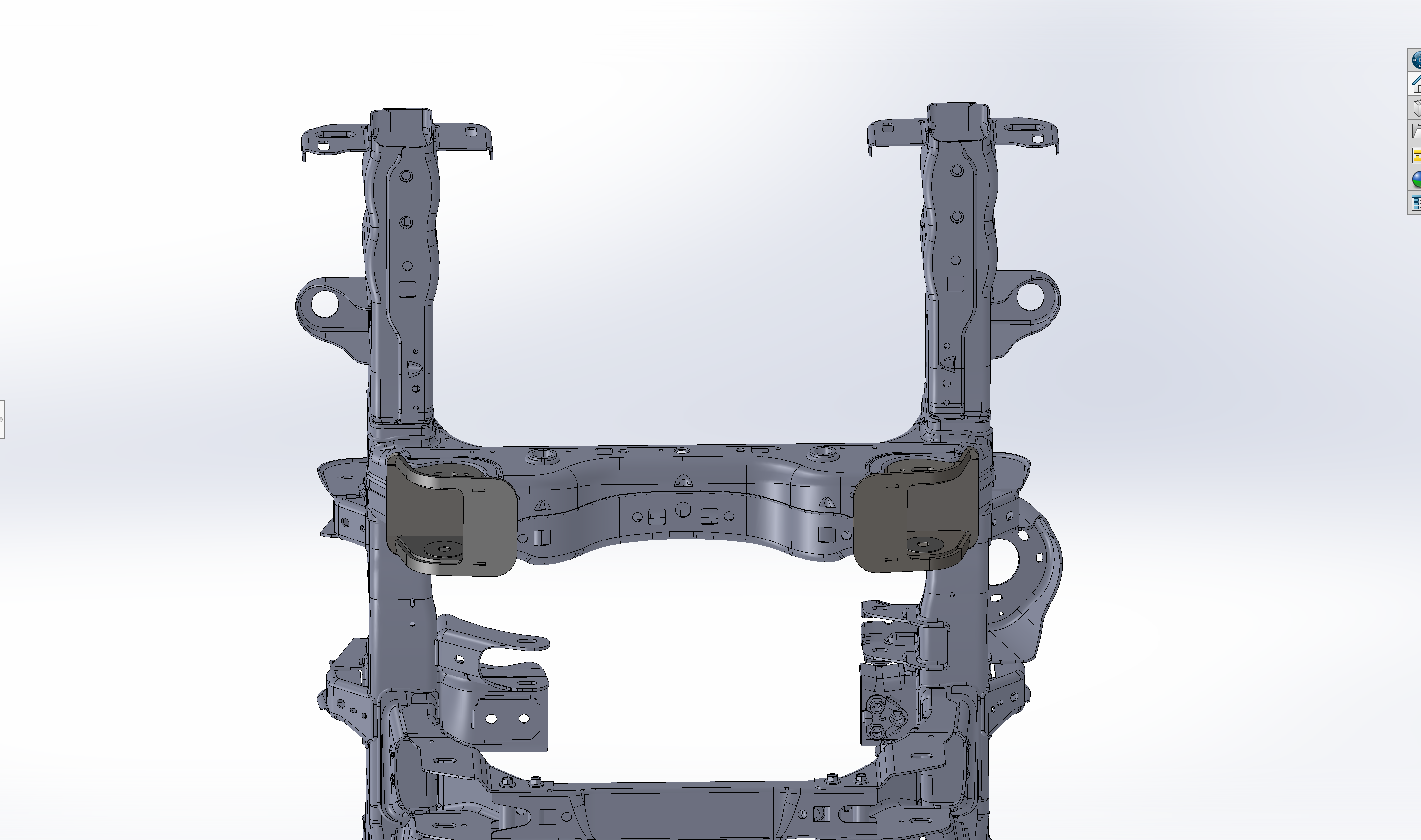 2010-2014 Gen 1 Raptor front lower arm pocket replacement kit showing detailed design for enhanced offroad performance.