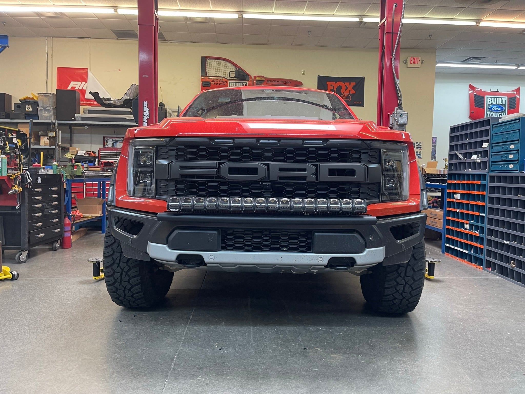 2024 Raptor front light mount kit for modular bumper, designed for versatile light installation in offroad vehicles.