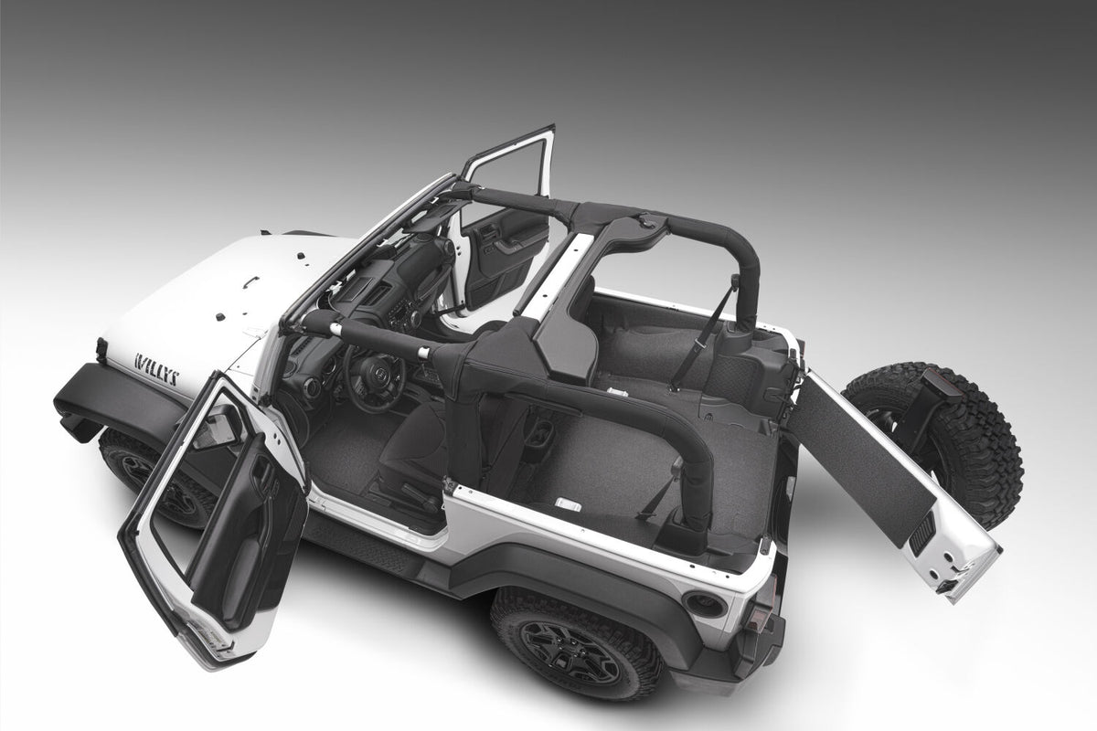 Guardian Impact Jeep Liner Grey 07-10 Jeep Wrangler Husky Liners