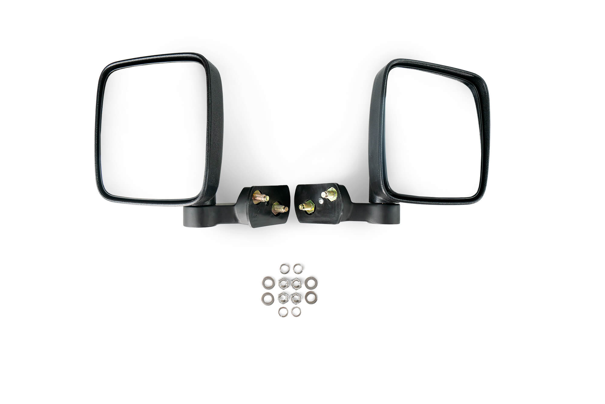 2018 2025 Jeep Gladiator JT WranglerJL JLU Front Half Doors With Alum Mesh DV8 Offroad