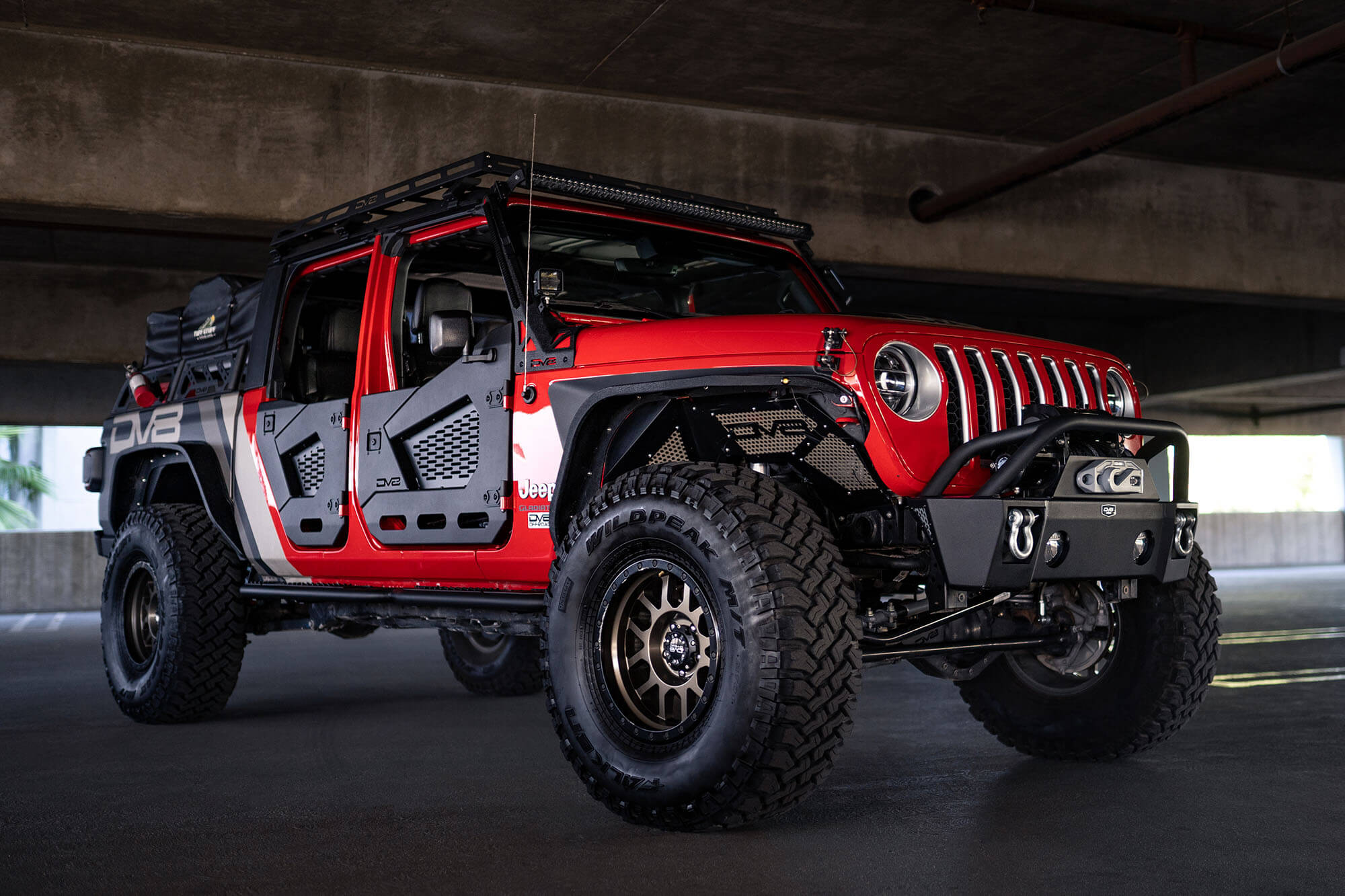 2020 2025 Jeep Gladiator JT Wrangler JL JLU Front 1/2 Doors DV8 Offroad