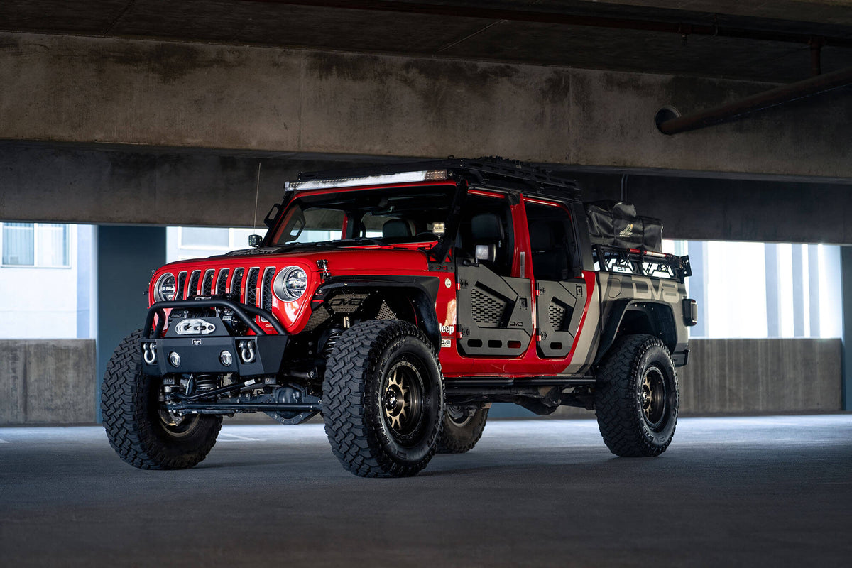 2020 2025 Jeep Gladiator JT Wrangler JL JLU Front 1/2 Doors DV8 Offroad