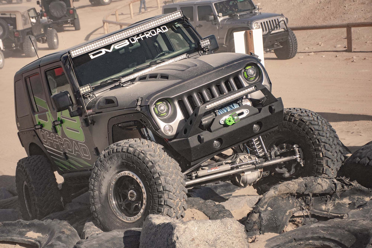 2007 2018 Jeep Wrangler Heat Dispersion Hood DV8 Offroad