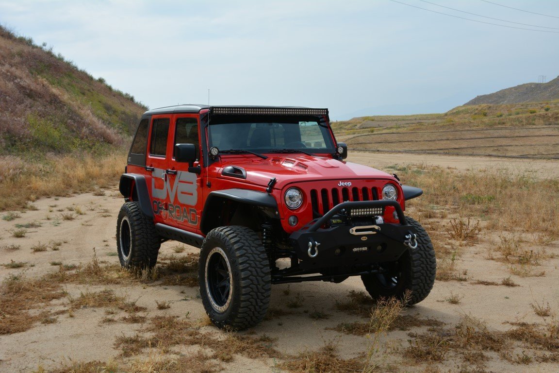 2007 2018 Jeep Wrangler Heat Dispersion Hood DV8 Offroad