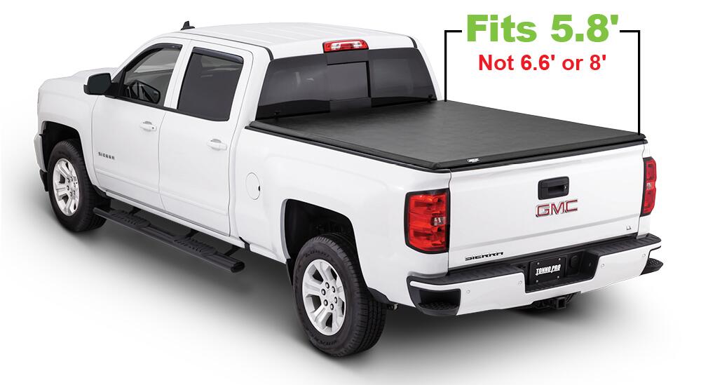 Hard Folding Tonneau Cover 14-18 Silverado/Sierra 1500 5 Foot 9 Inch Tonno Pro