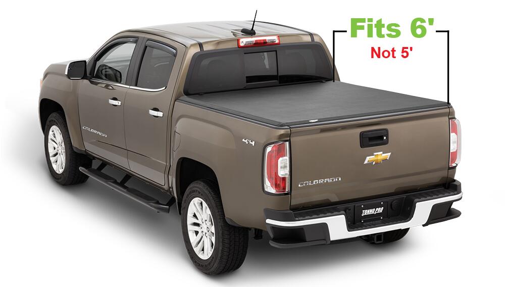 Hard Folding Tonneau Cover 15-22 Colorado/Canyon 6 Foot 2 Inch Tonno Pro
