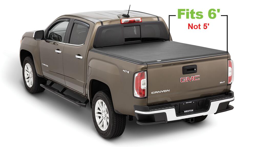 Hard Folding Tonneau Cover 15-22 Colorado/Canyon 6 Foot 2 Inch Tonno Pro