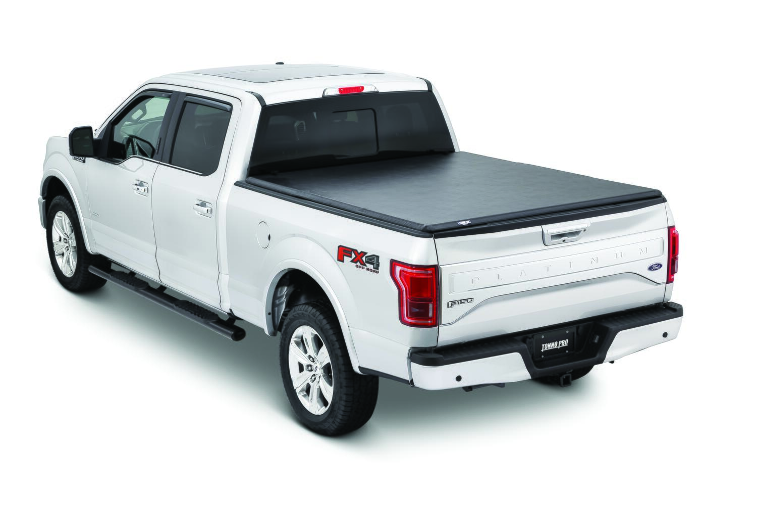 Hard Folding Tonneau Cover 99-16 Ford Super Duty 6 Foot 9 Inch Tonno Pro