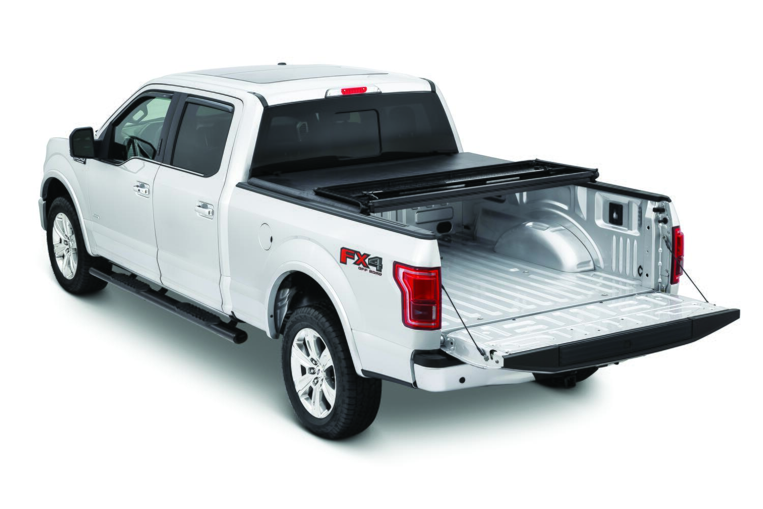 Hard Folding Tonneau Cover 99-16 Ford Super Duty 8 Foot Tonno Pro