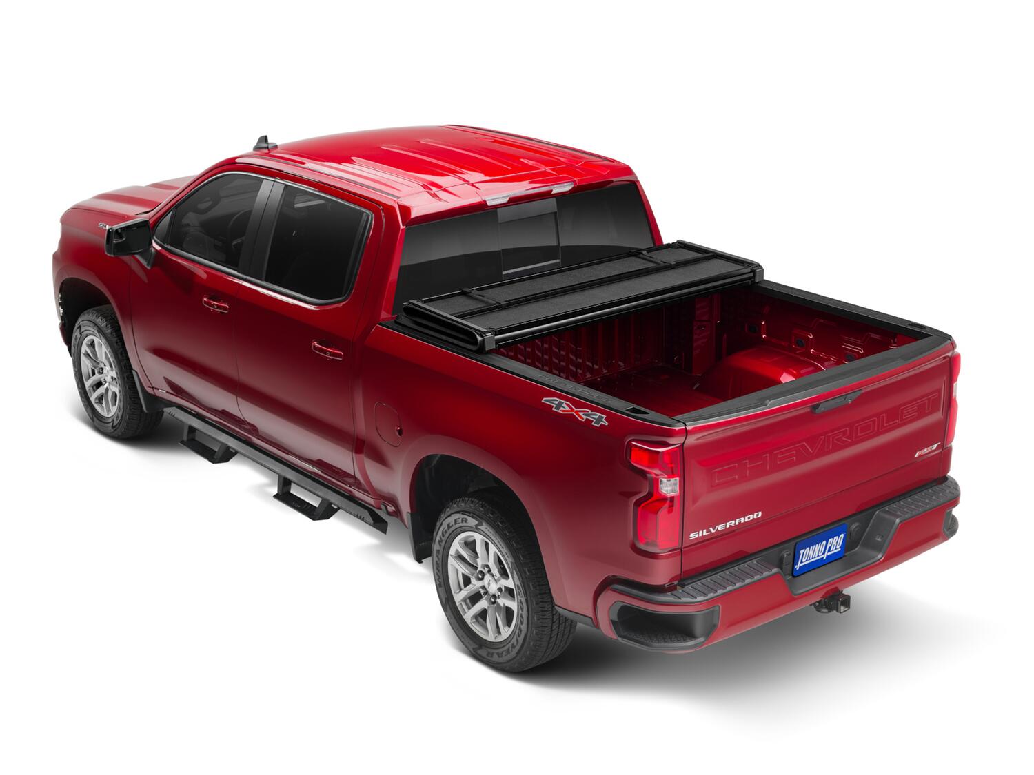 Hard Folding Tonneau Cover 04-15 Nissan Titan (Includes Track Sys. Clamp Kit) 5 Foot 7 Inch Tonno Pro