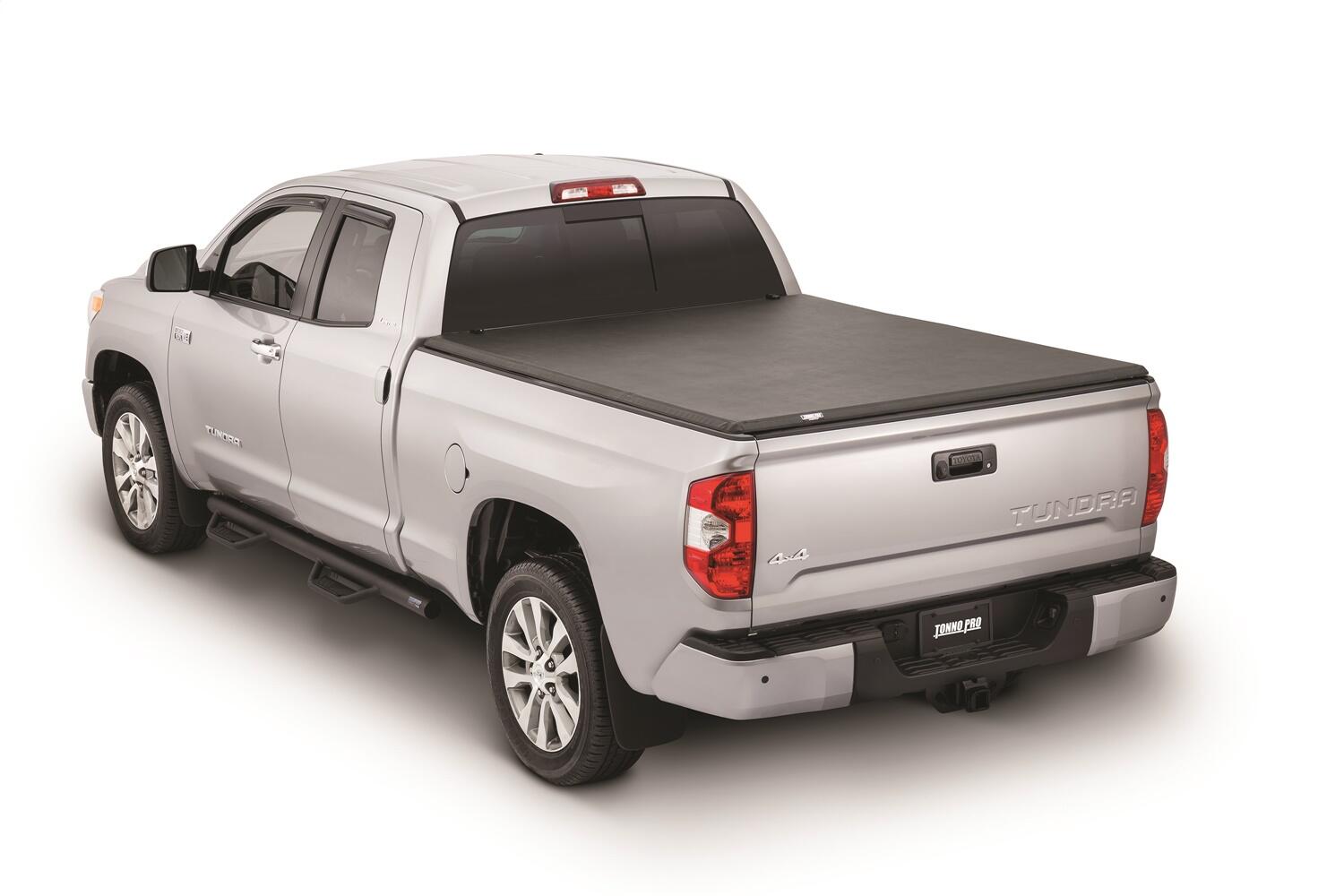 Hard Folding Tonneau Cover 07-13 Toyota Tundra W/O Utility Track System 8 Foot 2 Inch Tonno Pro