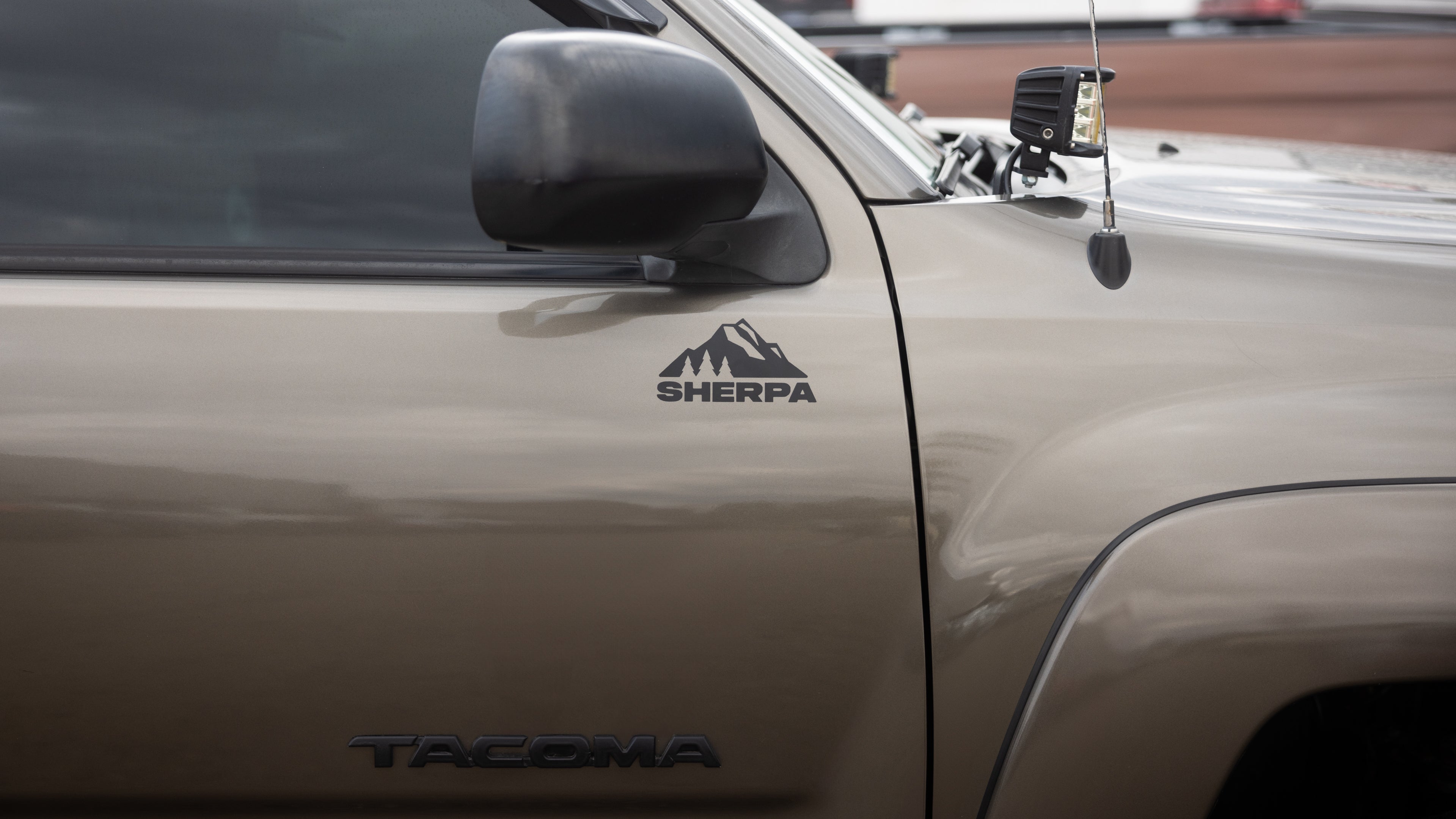 Sherpa Equipment Co. Die-Cut Transfer Sticker
