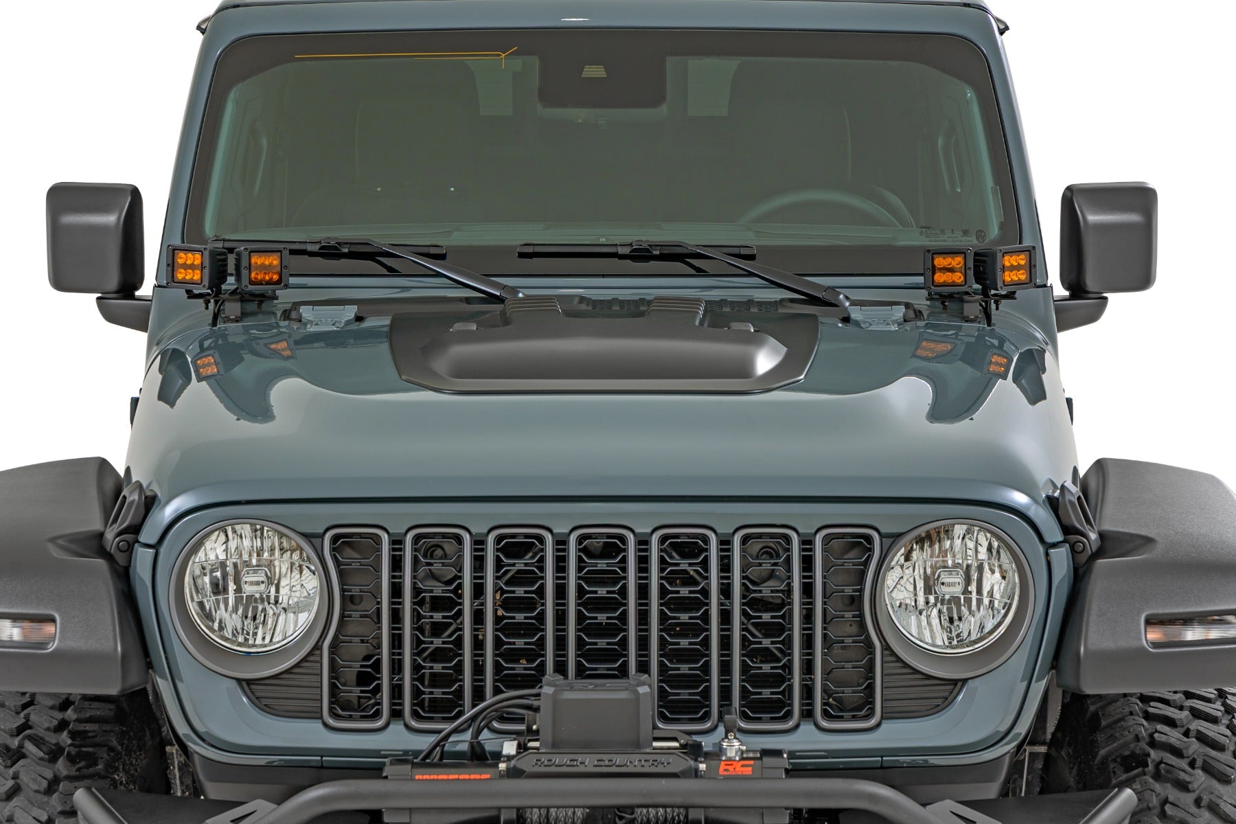 Hood Scoop PHT Limited Edition Reign Jeep Gladiator JT/Wrangler JL (18-26) Rough Country